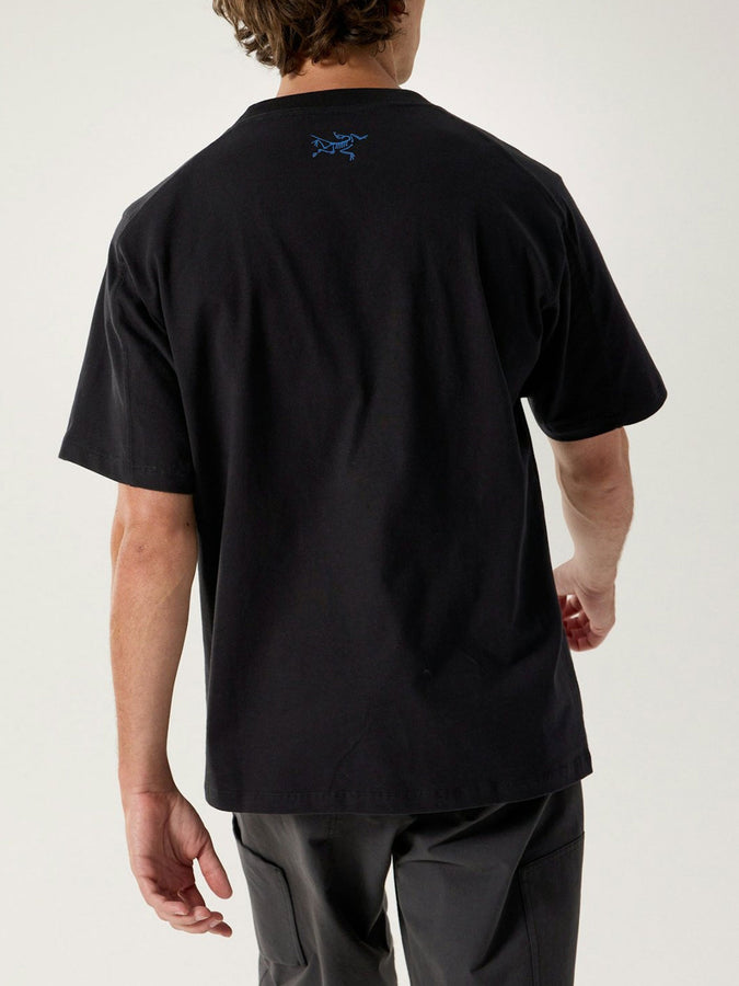 Arc'teryx Kragg Cotton Lithographica T-Shirt | BLACK