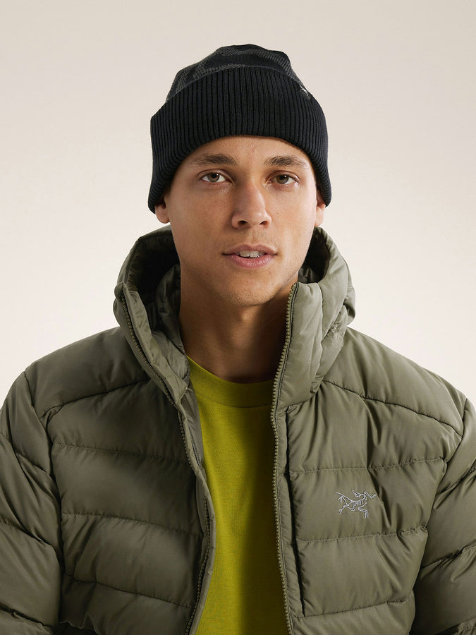 Arcteryx Grotto Rib Beanie | BLACK/GRAPHITE