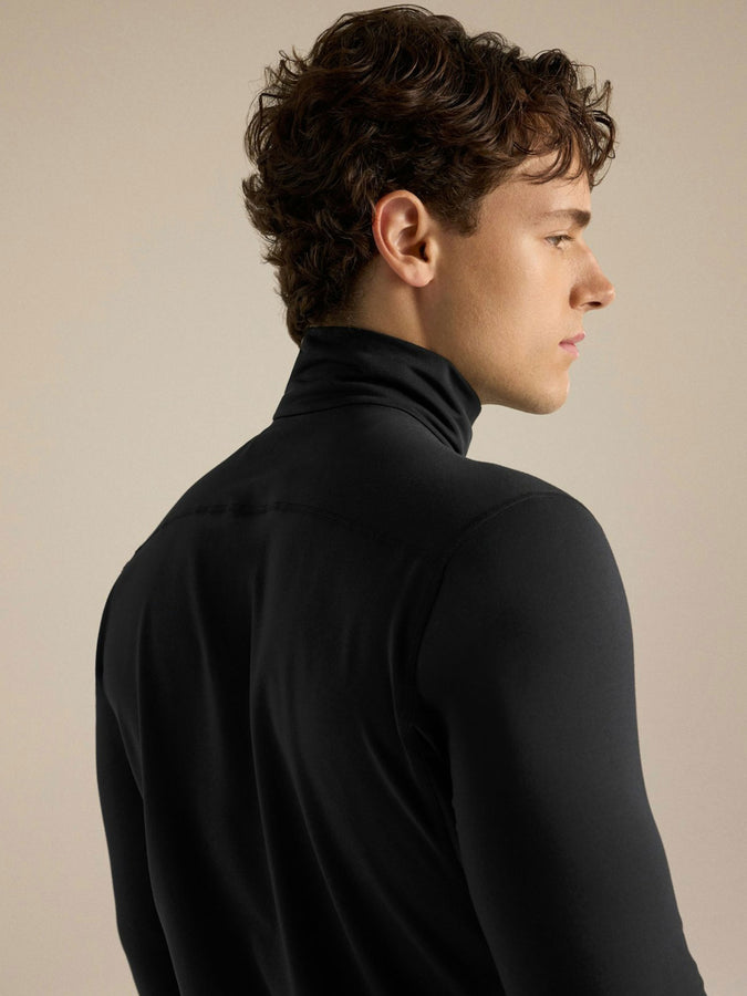 Arc'teryx Rho LT Zip Neck Base Layer Winter 2027 | BLACK