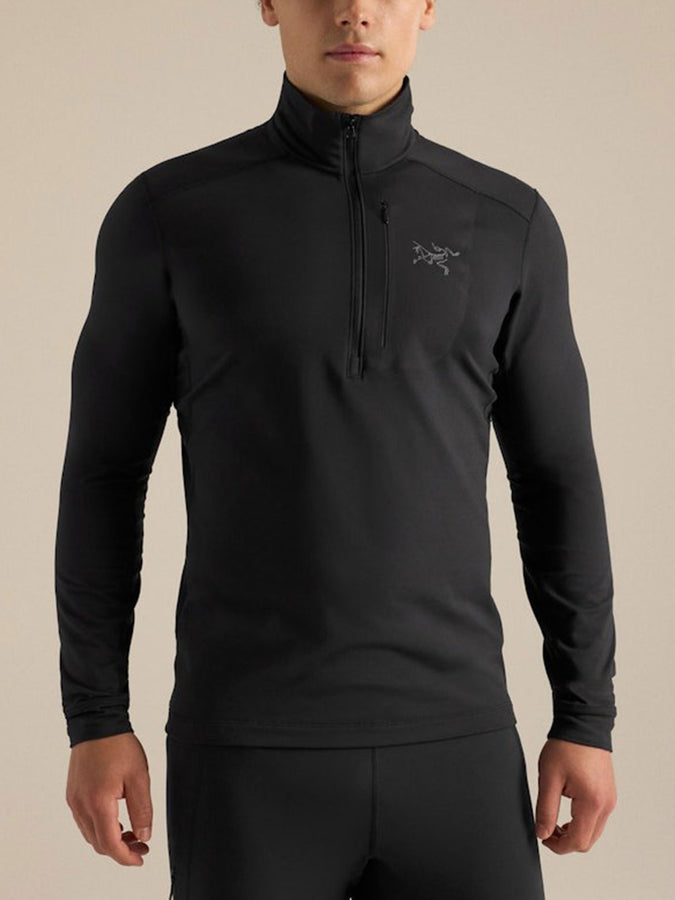 Arc'teryx Rho LT Zip Neck Base Layer Winter 2027 | BLACK