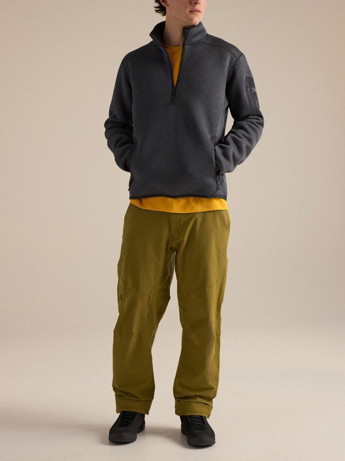 Arc'teryx Covert 1/2 Zip Fleece Fall 2026 | BLACK HEATHER