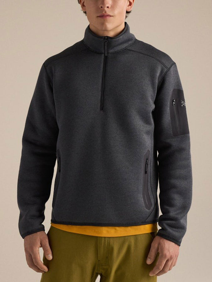 Arc'teryx Covert 1/2 Zip Fleece Fall 2026 | BLACK HEATHER
