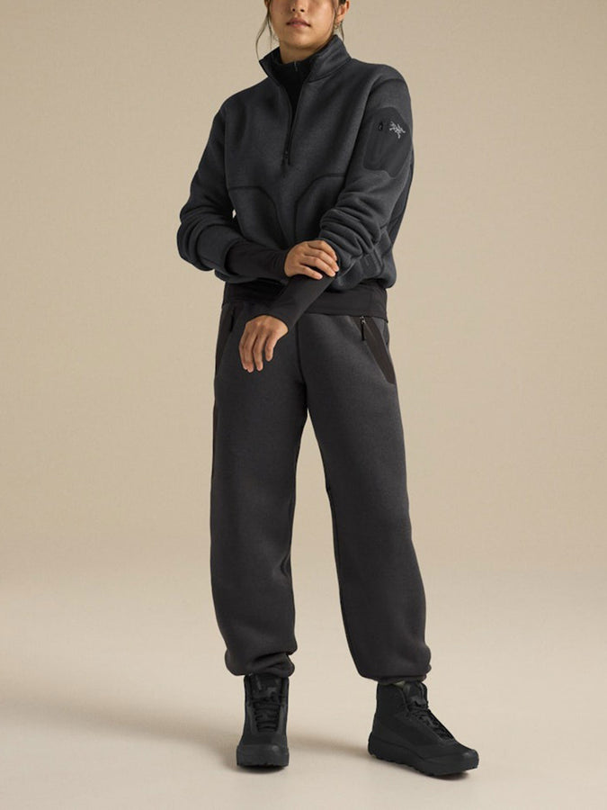 Arc'teryx Covert 1/2 Zip Fleece Fall 2026 | BLACK HEATHER