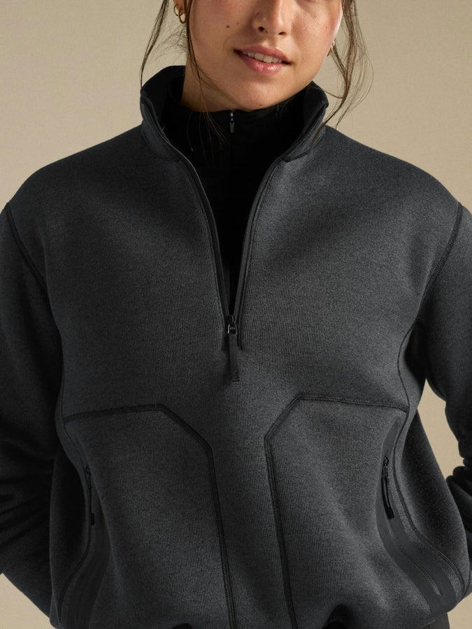 Arc'teryx Covert 1/2 Zip Fleece Fall 2026 | BLACK HEATHER