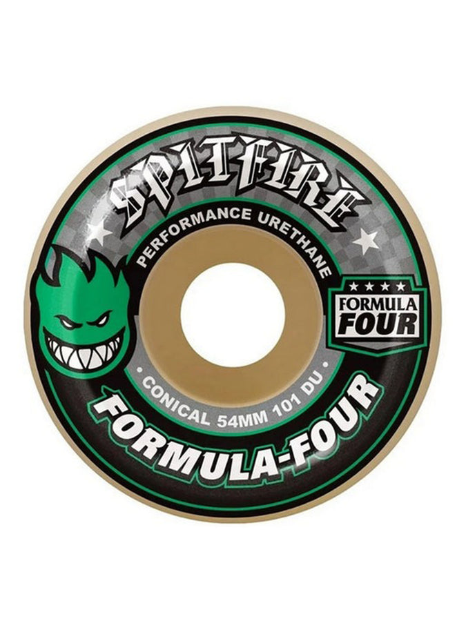 Spitfire F4 Conical 101DU Skateboard Wheels | NATURAL