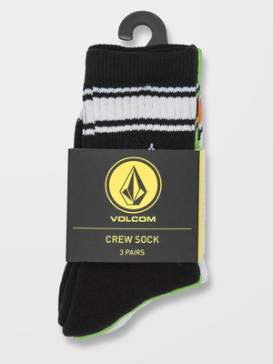 Volcom Full Stone 3 Pack Socks Spring 2024
