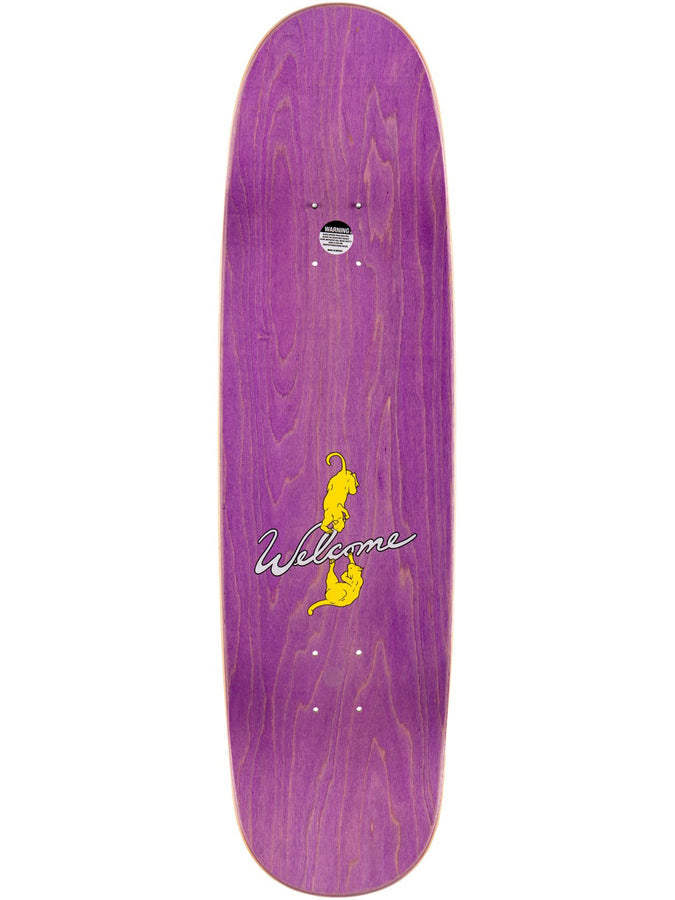 Welcome Vasconcellos Special Effects Sphynx Skateboard Deck | BLACK/GLITTER FOIL