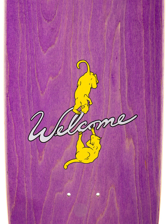 Welcome Vasconcellos Special Effects Sphynx Skateboard Deck | BLACK/GLITTER FOIL