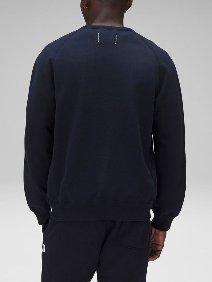 Reigning Champ Midweight Terry Standard Crewneck Sweatshirt | NAVY