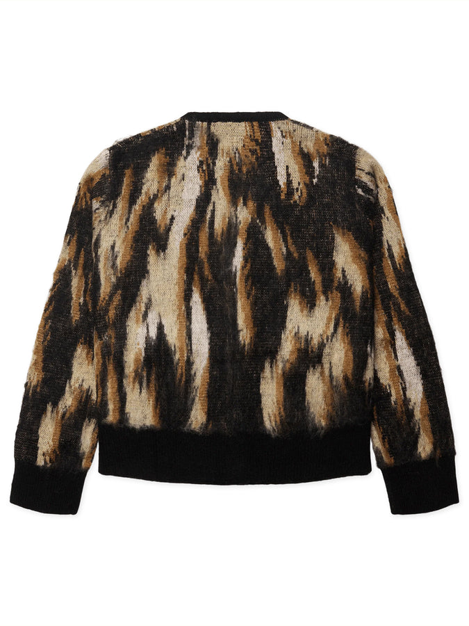 Woodbird Fen Multi Cardigan Fall 2026 | SAND/BLACK
