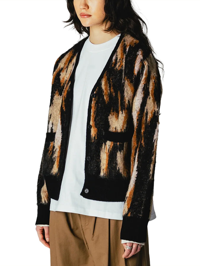 Woodbird Fen Multi Cardigan Fall 2026 | SAND/BLACK