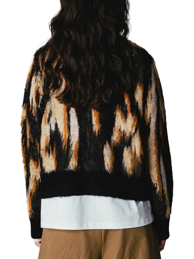 Woodbird Fen Multi Cardigan Fall 2026 | SAND/BLACK