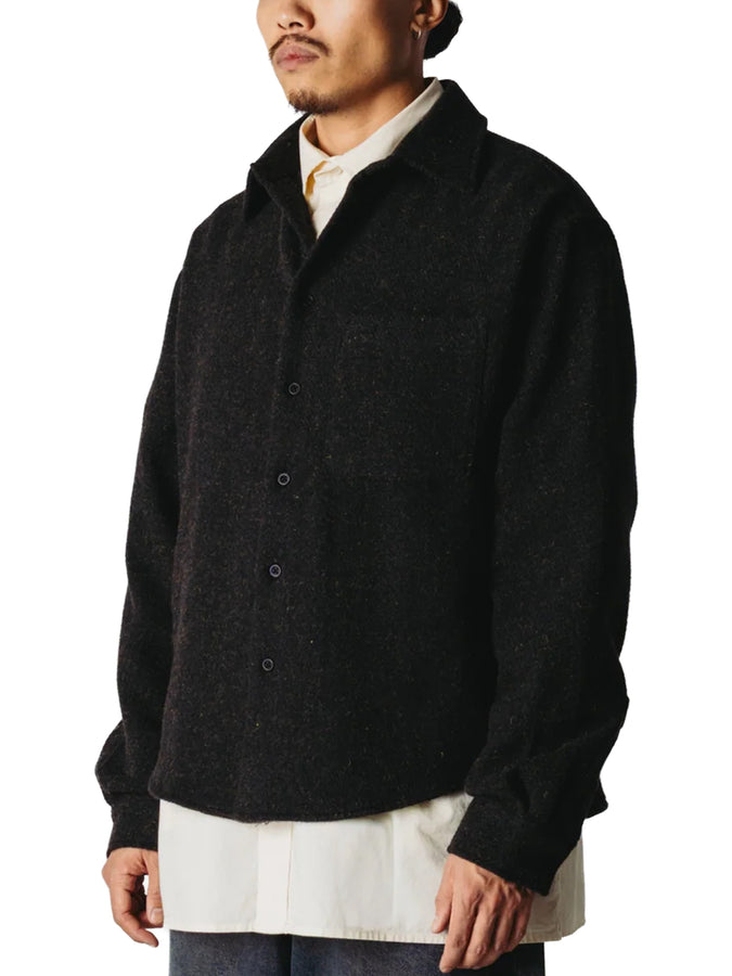 Woodbird Jong Multi Long Sleeve Buttondown Shirt Fall 2026 | DARK NAVY