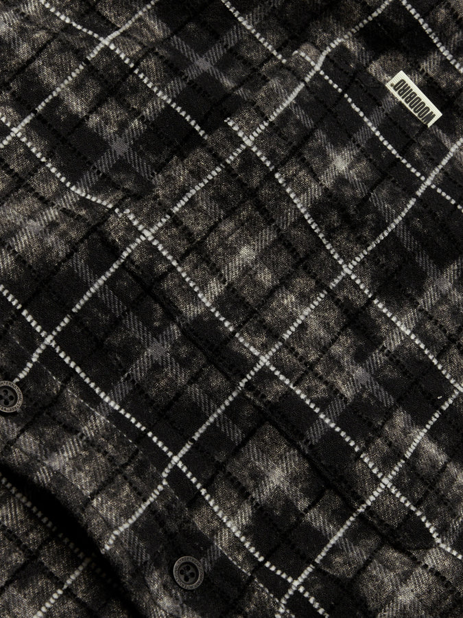 Woodbird Jong Wash Check L/S Buttondown Shirt Fall 2026 | BLACK/WHITE