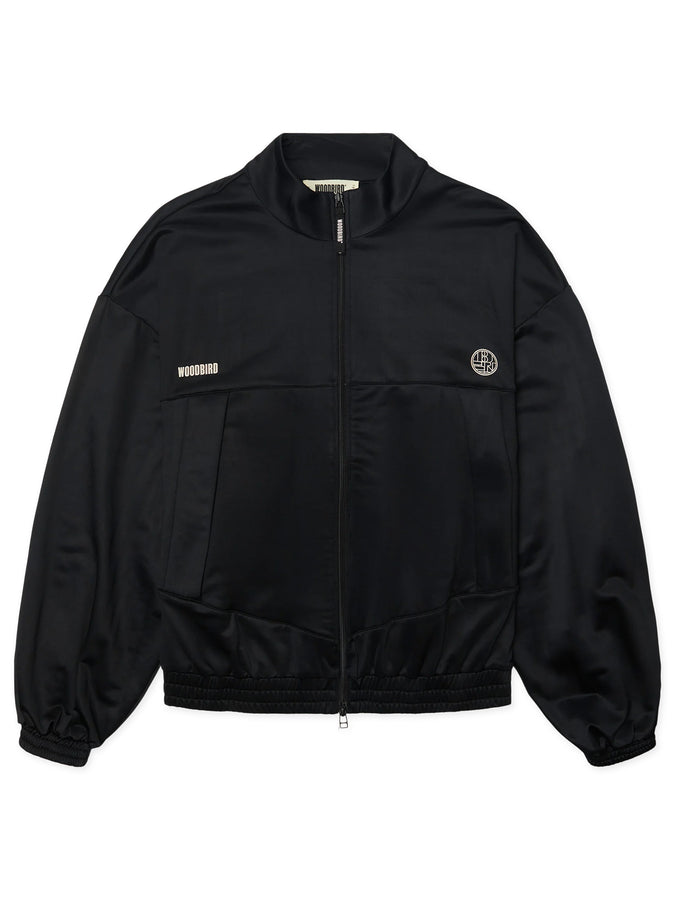 Woodbird Chang Solid Track Jacket Fall 2026 | BLACK
