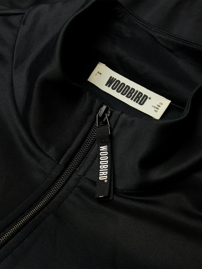 Woodbird Chang Solid Track Jacket Fall 2026 | BLACK