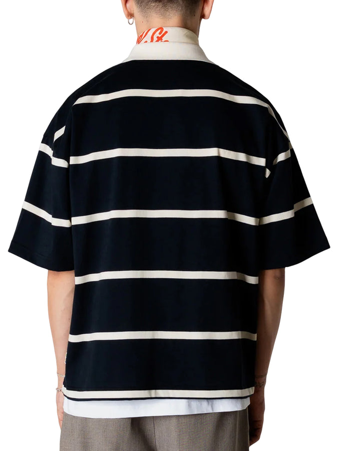 Woodbird Hiro Jiu Zip Polo Fall 2026 | BLACK