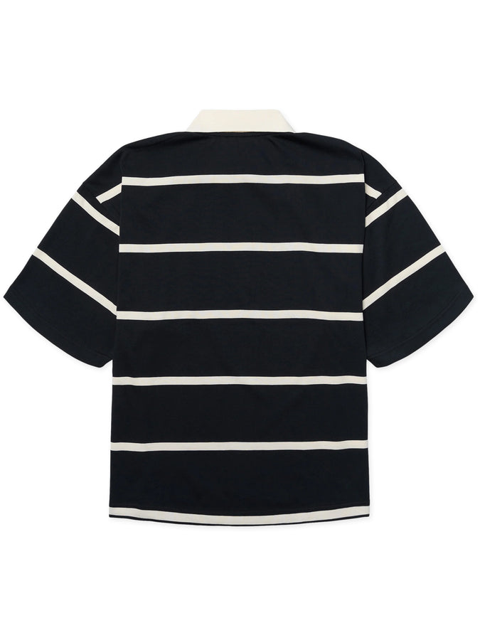 Woodbird Hiro Jiu Zip Polo Fall 2026 | BLACK