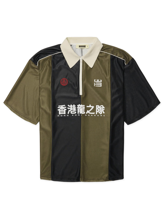 Woodbird Hiro Sport Zip Polo Fall 2026 | DARK OLIVE