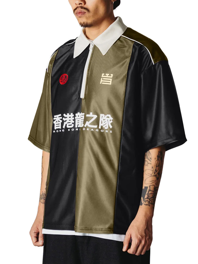 Woodbird Hiro Sport Zip Polo Fall 2026 | DARK OLIVE