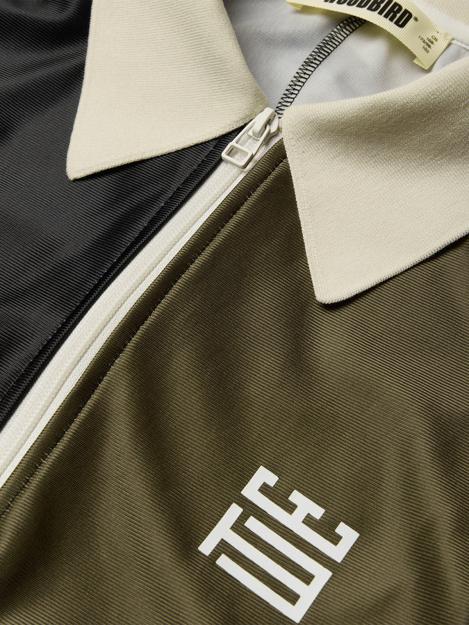 Woodbird Hiro Sport Zip Polo Fall 2026 | DARK OLIVE