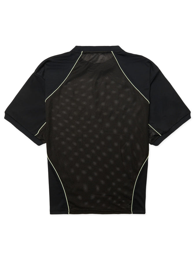 Woodbird Beam Mesh Cut T-Shirt Fall 2026 | BLACK