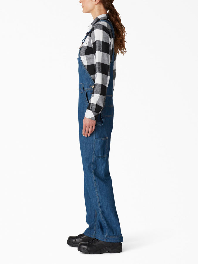 Dickies Heritage Women Relaxed Overall Spring 2024 | MED STONEWASH BLCH (MSB)