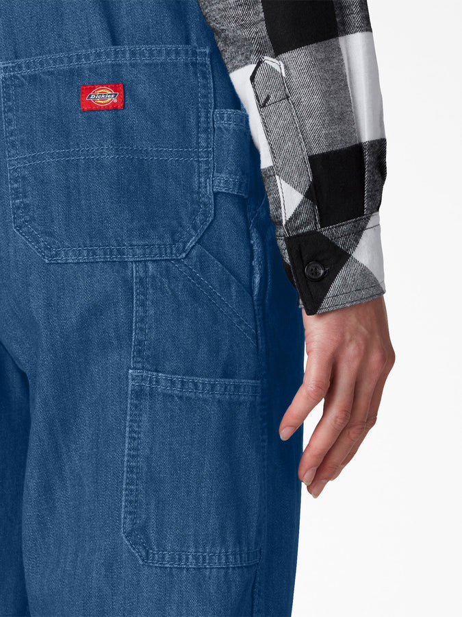 Dickies Heritage Women Relaxed Overall Spring 2024 | MED STONEWASH BLCH (MSB)