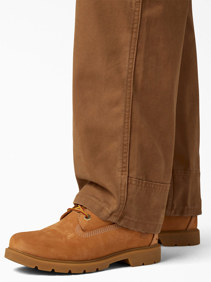 Dickies Heritage Women Relaxed Overall Spring 2024 | RINSED BROWN DUCK (RBD)