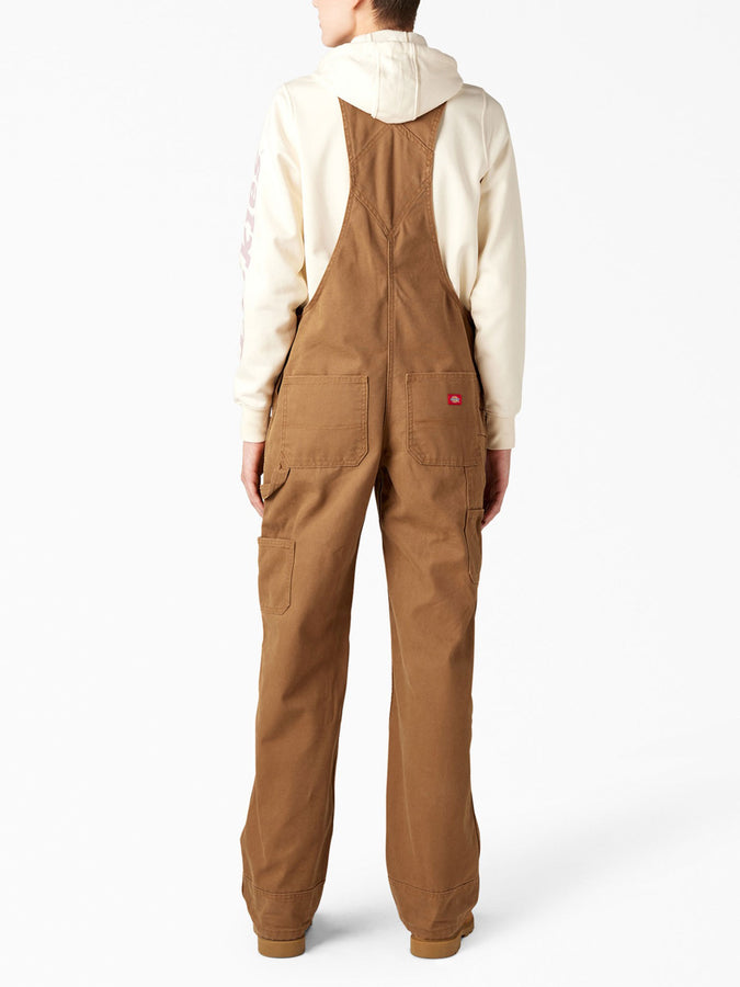 Dickies Heritage Women Relaxed Overall Spring 2024 | RINSED BROWN DUCK (RBD)