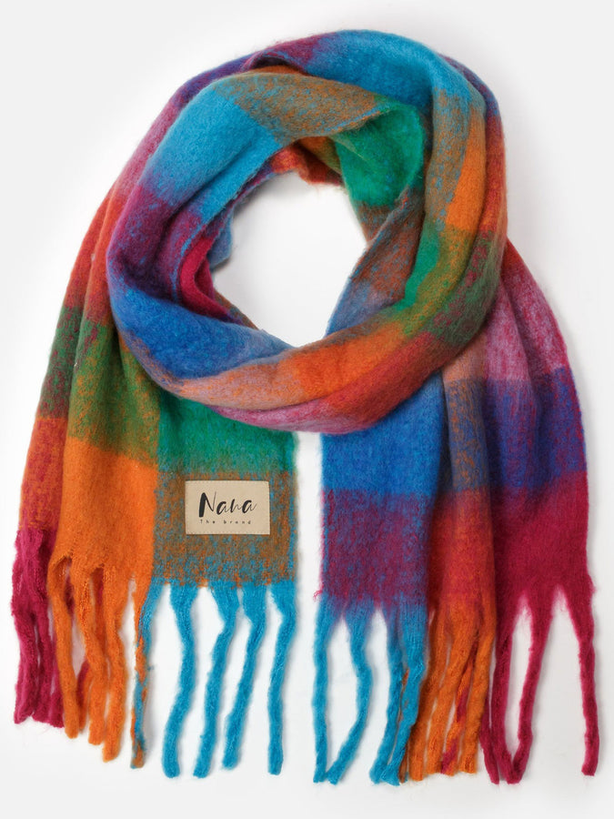 Nana The Brand Geneve Scarf | MULTI RED