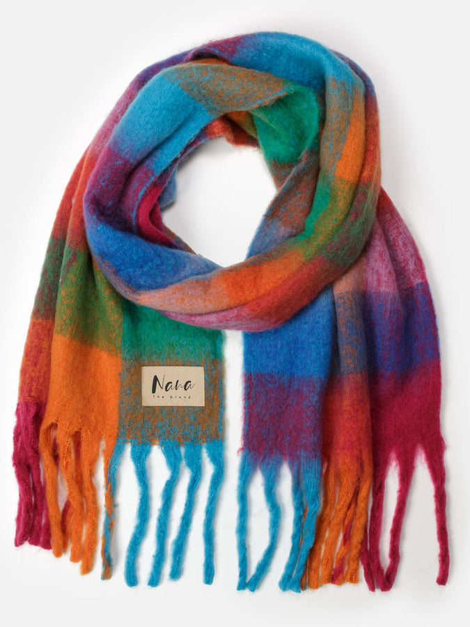 Nana The Brand Geneve Scarf | MULTI RED
