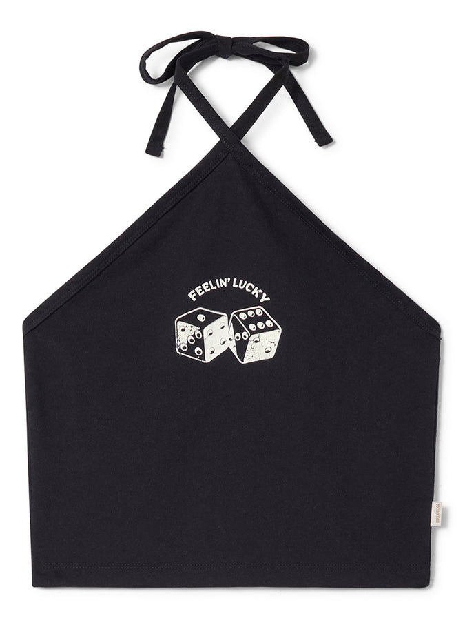 Brixton Feelin Lucky Halter Tank Top Summer 2026 | BLACK