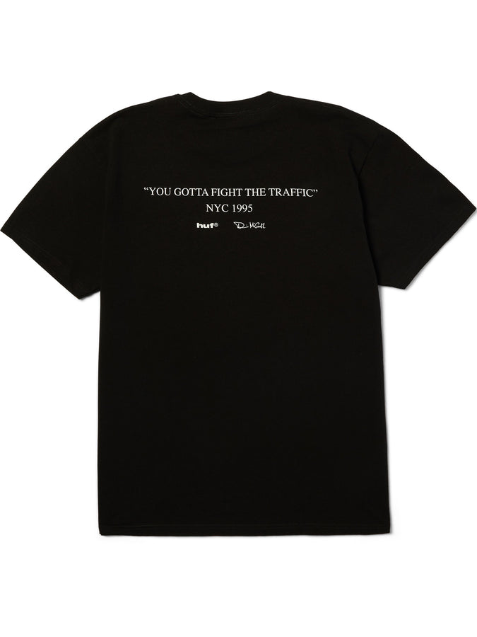 Huf Fight The Traffic T-Shirt Summer 2026 | BLACK