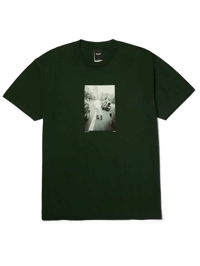 Huf Fight The Traffic T-Shirt Summer 2026 | FOREST GREEN