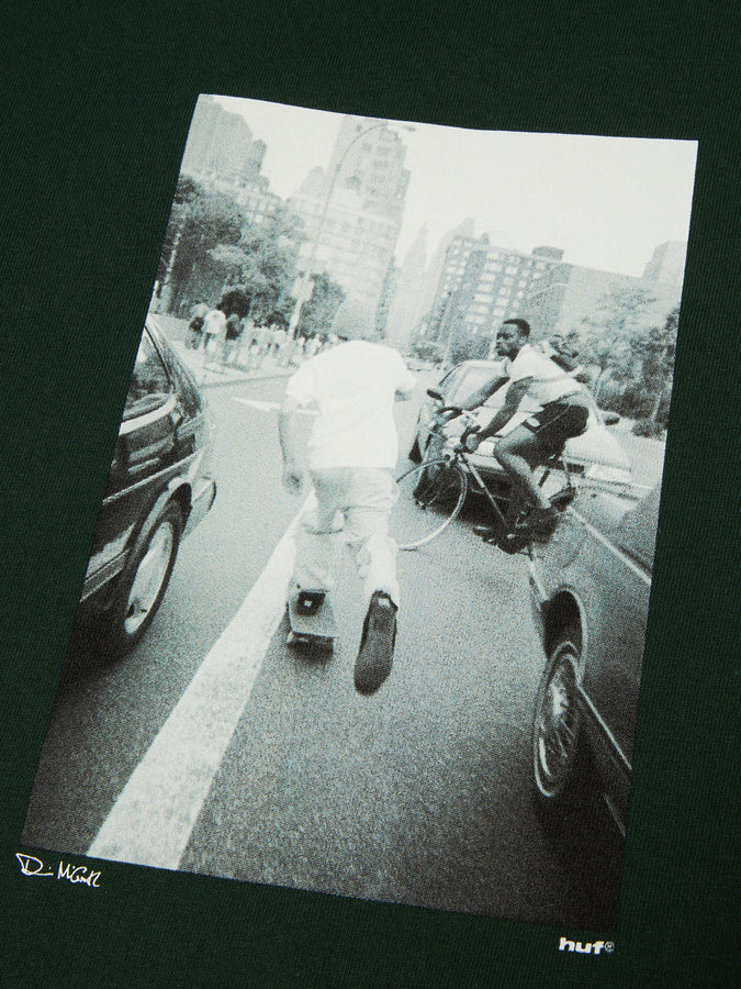 Huf Fight The Traffic T-Shirt Summer 2026 | FOREST GREEN