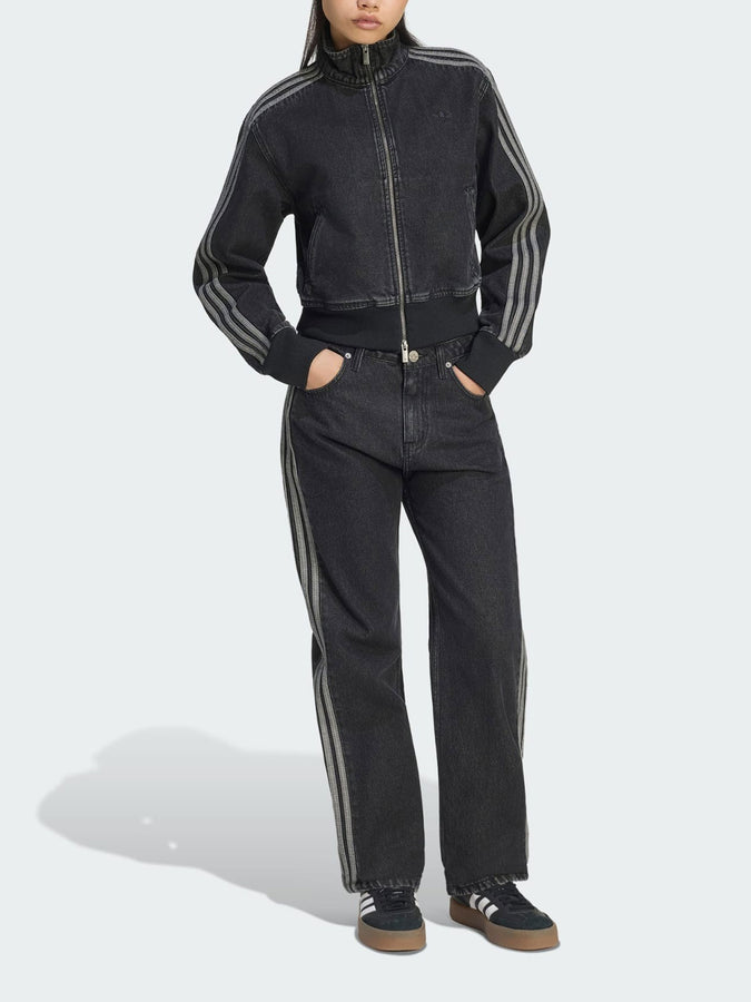 Adidas Firebird Track Denim Black Jacket Fall 2026 | BLACK