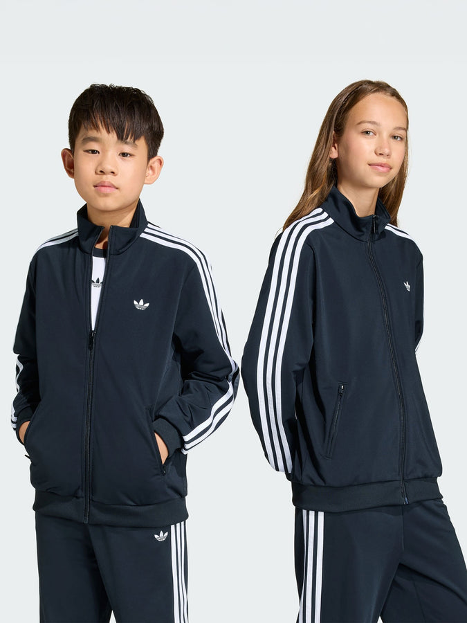 Adidas Adicolor Firebird Loose Track Jacket Spring 2026 | BLACK/WHITE