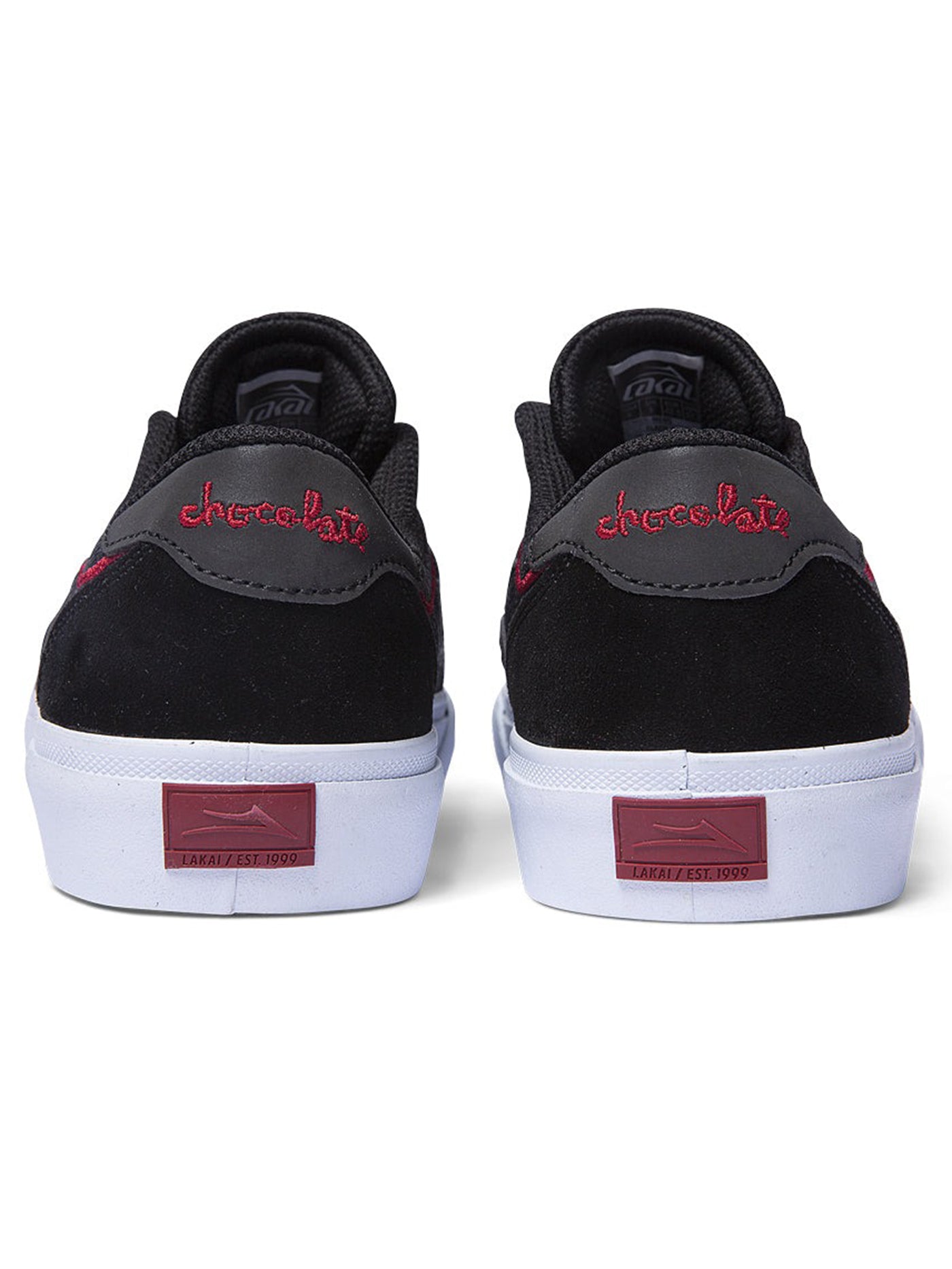 Lakai x Chocolate Flaco 2 Black/Red Suede Shoes Spring 2024