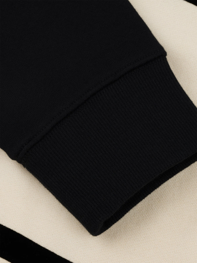 Souvenir Fleece Rugby Long Sleeve Polo Winter 2026 | BLACK/MARSHMALLOW