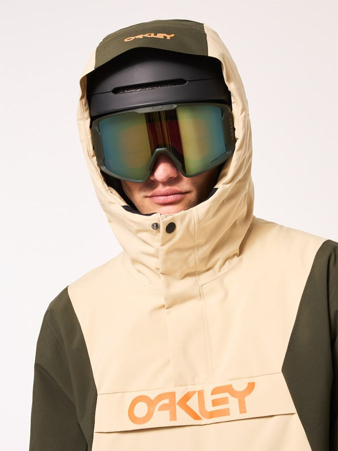 Oakley TNP TBT Insulated Anorak Snowboard Jacket 2024 | HUMUS/NEW DK BRUSH (9WS)