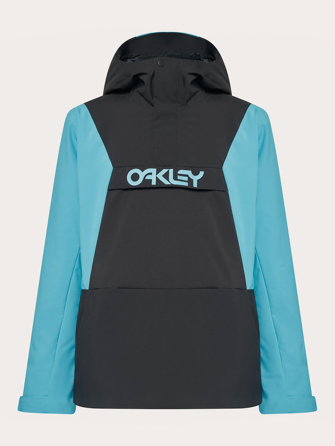 Oakley TNP TBT Insulated Anorak Snowboard Jacket 2024 | BLACK/BRIGHT BLUE (9WT)