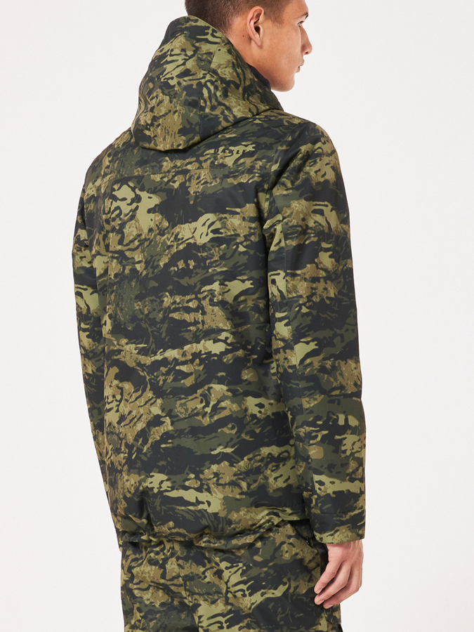 Oakley Core Divisional RC Snowboard Jacket 2025 | TIGER CAMO GREEN (BFQ)