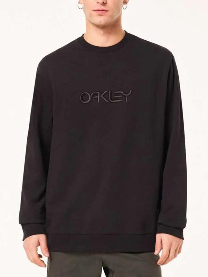 Oakley Embroidered B1B Crewneck Sweatshirt Spring 2024 | BLACKOUT (02E)