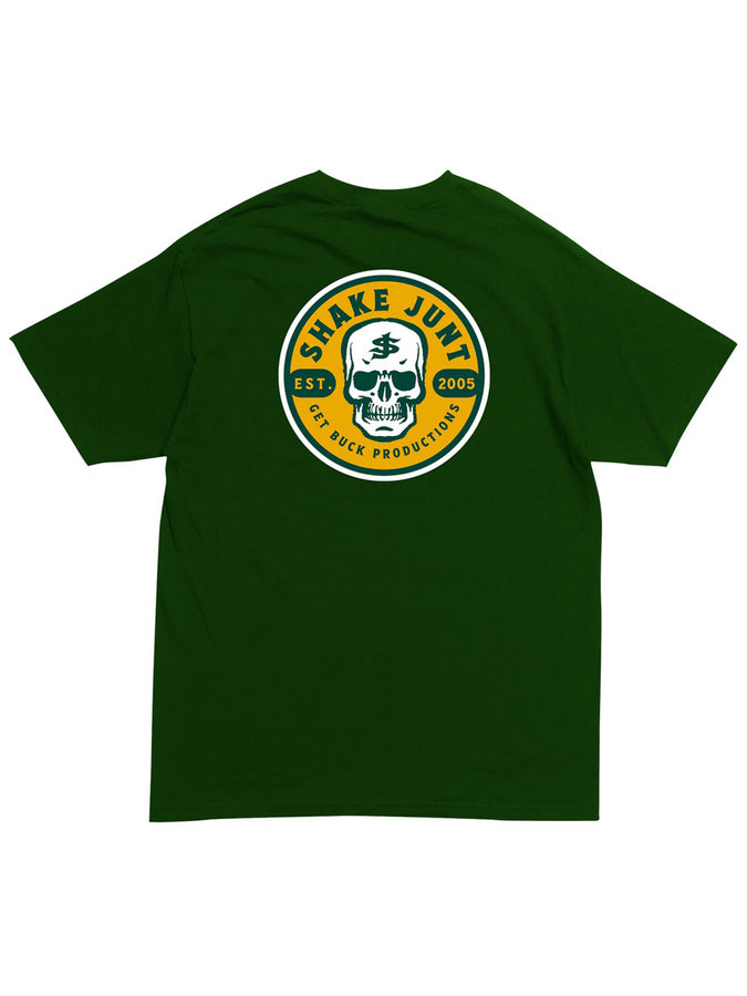 Shake Junt Skull T-Shirt Spring 2024 | FOREST GREEN