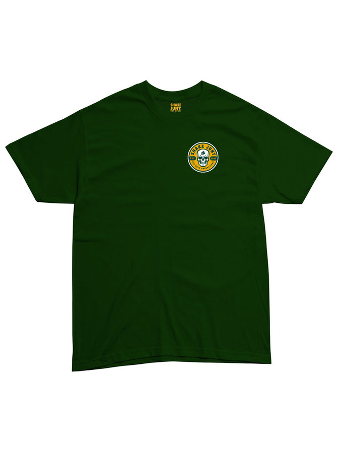 Shake Junt Skull T-Shirt Spring 2024 | FOREST GREEN