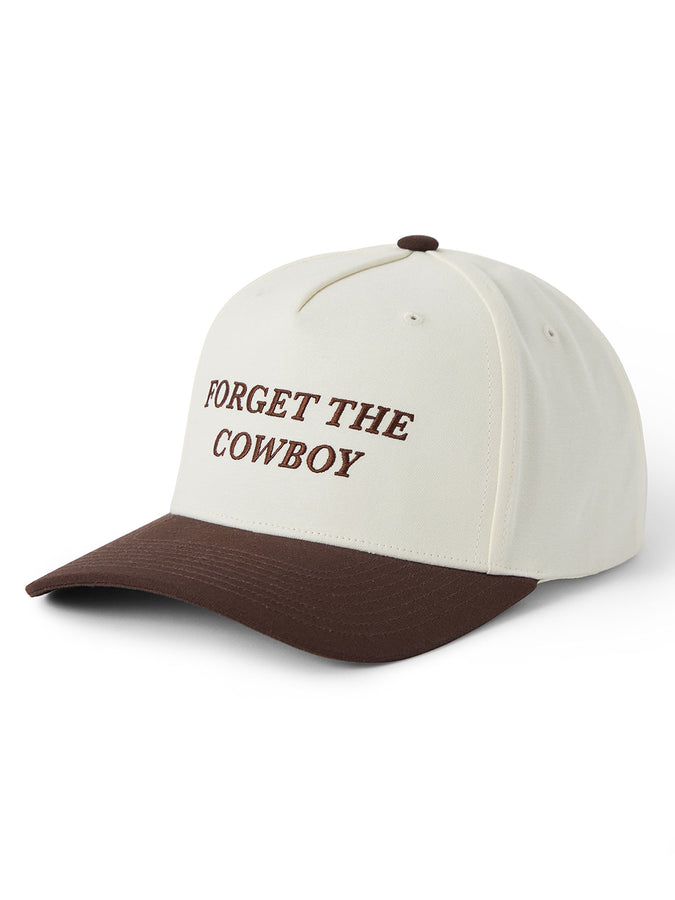 Brixton Forget The Cowboy Netplus Snapback Hat | CHOCOLATE/OFF WHITE
