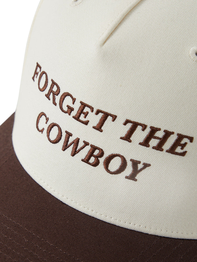 Brixton Forget The Cowboy Netplus Snapback Hat | CHOCOLATE/OFF WHITE