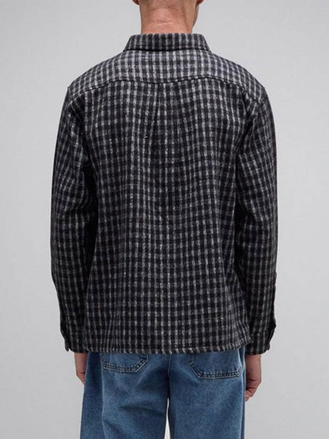 Former Vivian Flannel Long Sleeve Buttondown Shirt Spring 2026 | WORN BLACK