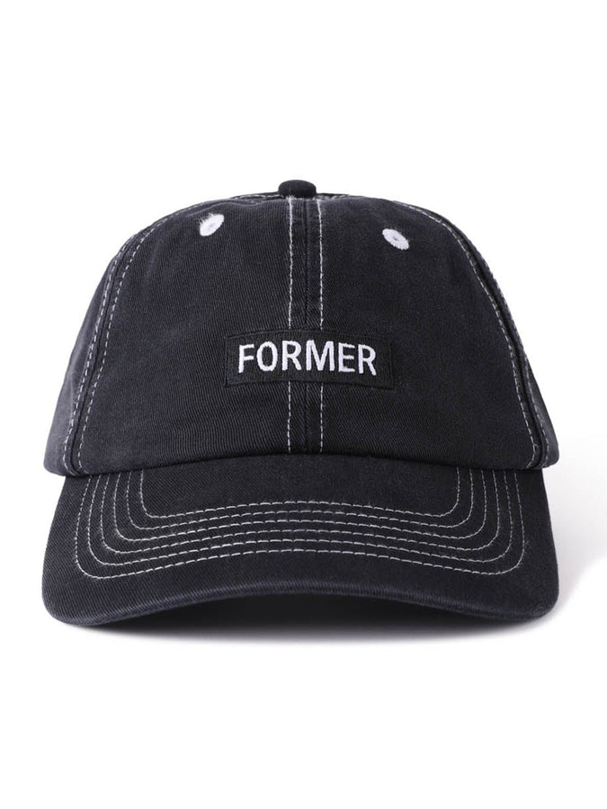 Former Legacy Rose Strapback Hat | BLACK